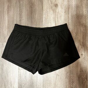 shorts Adidas women running  Workout Woven High Rise Shorts size M black